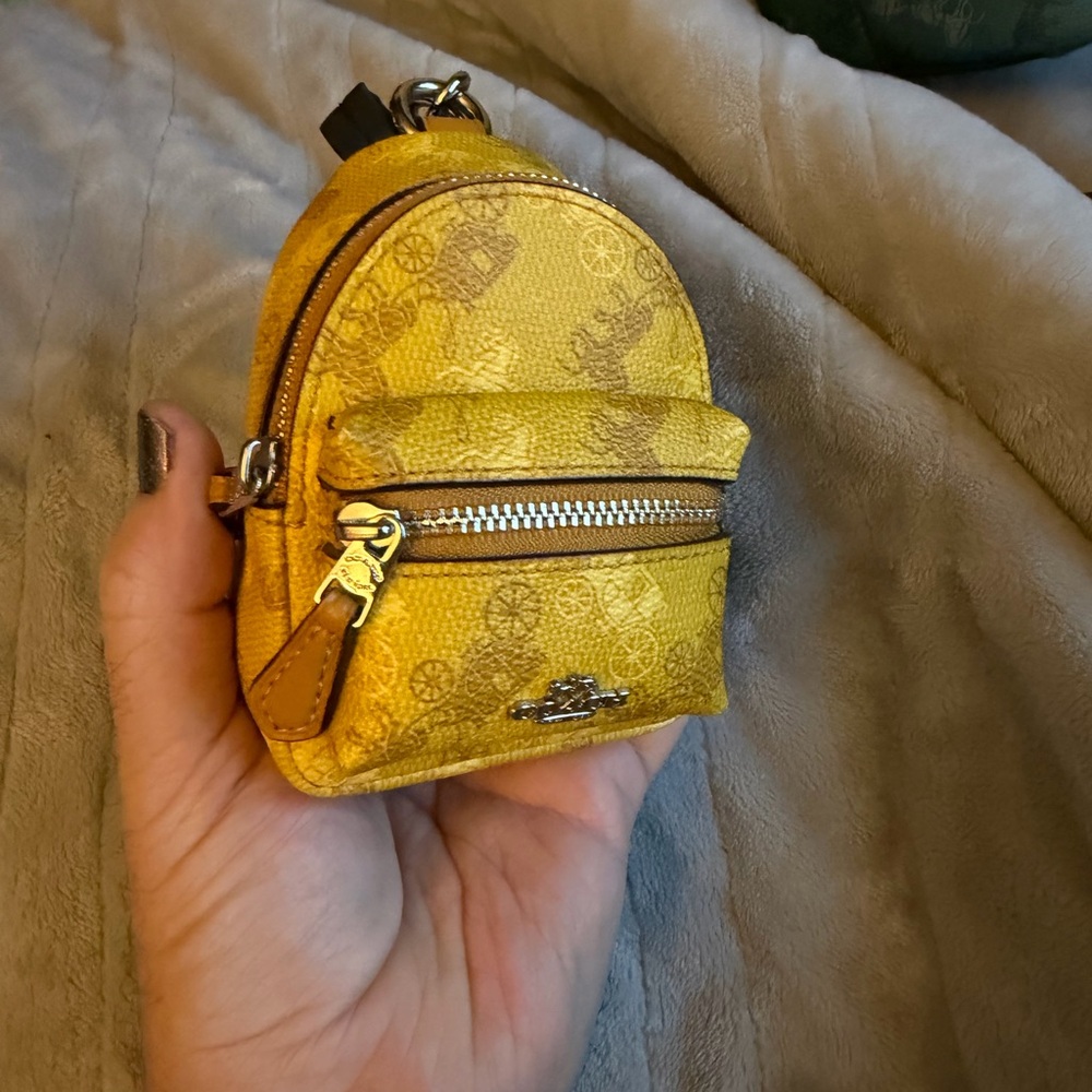 Coach Mini Backpack Charm